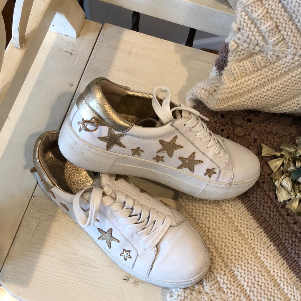 J/Slides Alabama Star Sneaker White/Gold